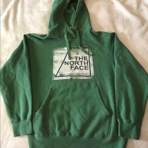 The North Face hoodie sweatshirt